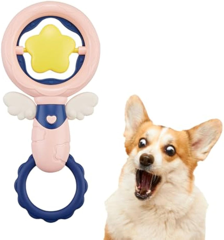 Pet Interactive Squeaky Chew Toy Durable Teeth Cleaning Toy