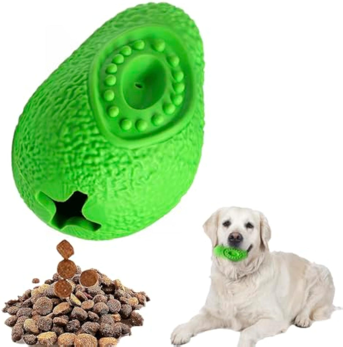 Pet Indestructible Chew Toy Durable Rubber Teething Toy