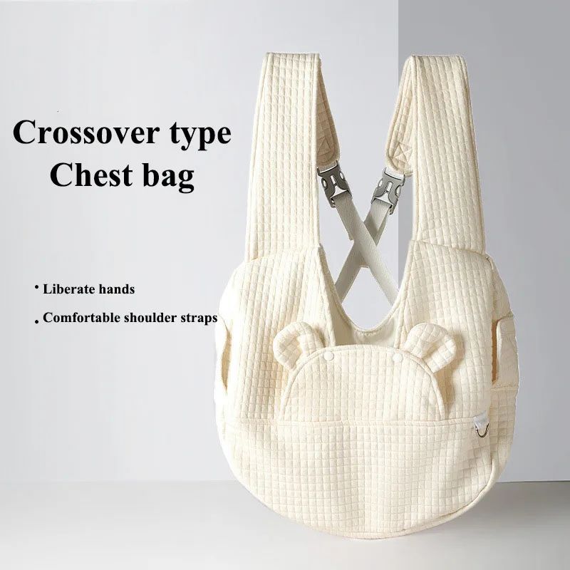 Pet Backpack Carrier Breathable Travel Chest Bag Outdoor Use