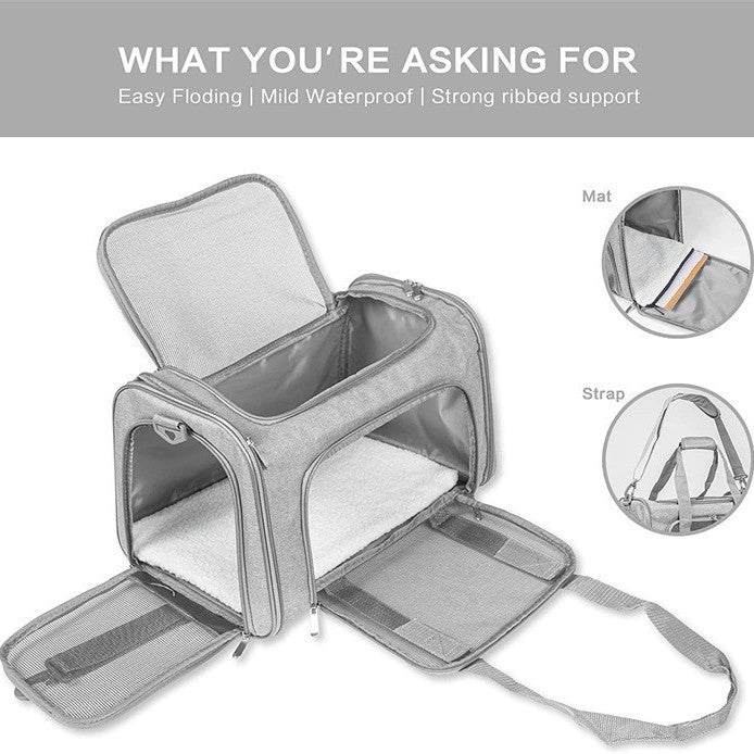 Portable Foldable Pet Carrier Handheld Bag
