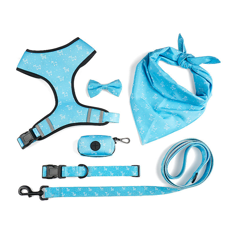 Pet Harness Leash Bow Walking Control Strap