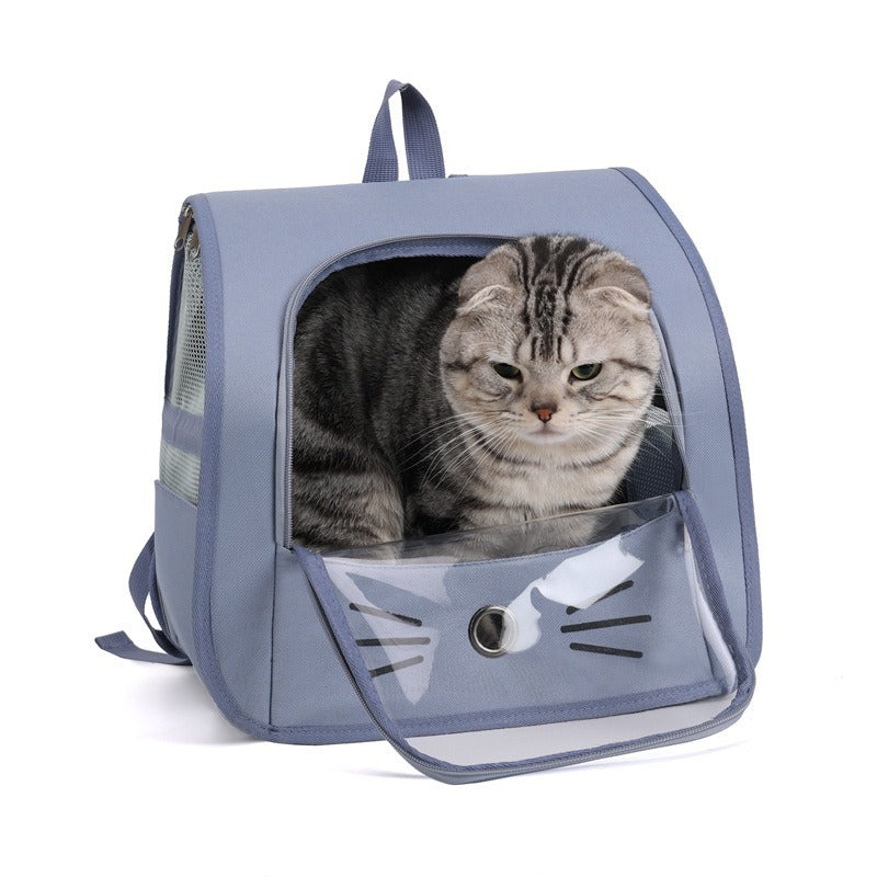 Pet Backpack Carrier Breathable Outdoor Travel Transport Bag