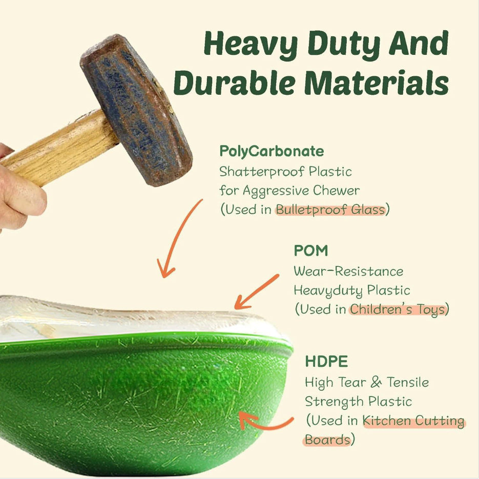 Pet Avocado Anti-Tumble Feeding Bowl