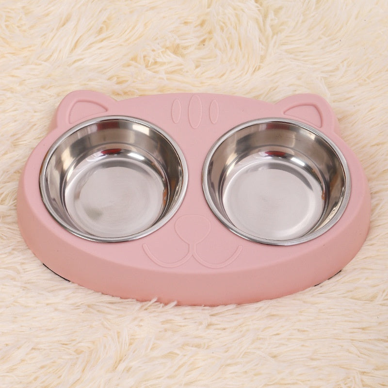 Pet Feeding Drinking Bowl Rice Basin