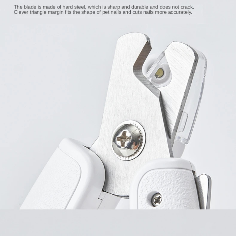 Professional Pet Nail Clipper LED Light Grooming Tool