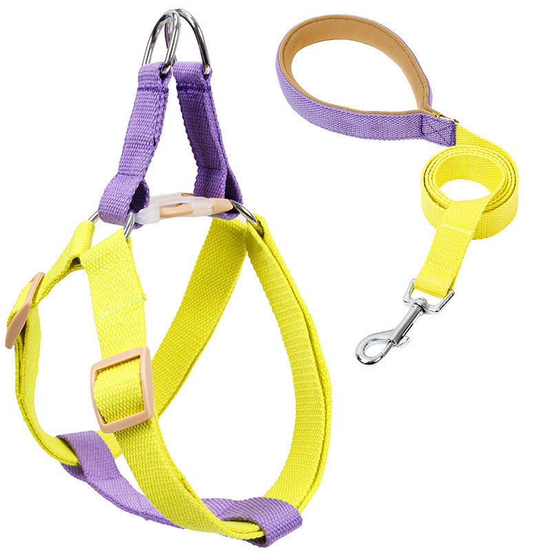 Pet Drawstring Vest Leash Walking Control Strap