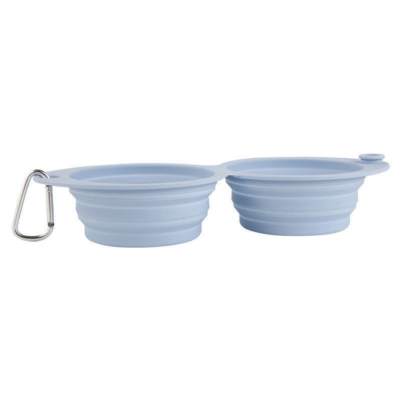 Pet Silicone Foldable Portable Outdoor Feeding Bowl