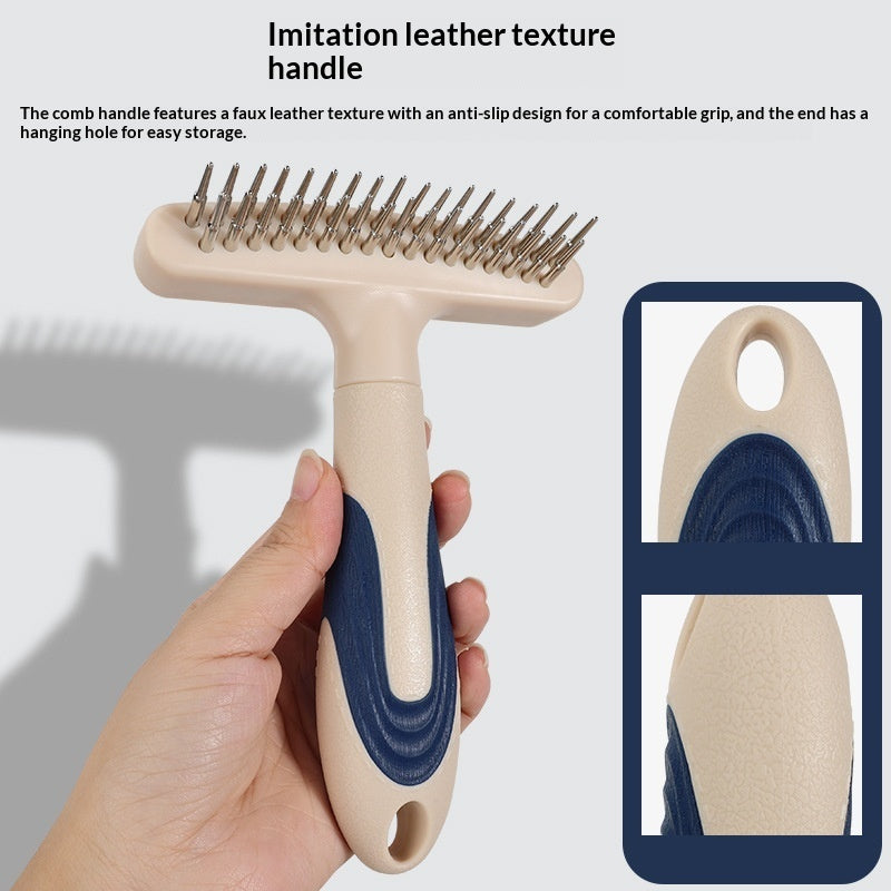 Pet Grooming Brush For Removing Loose Hair Detangling Fur