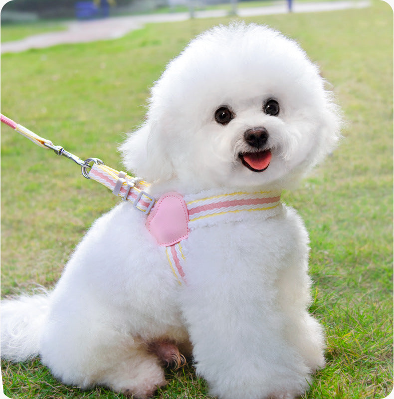 Pet Breathable Chest Vest Leash Walking Control Strap