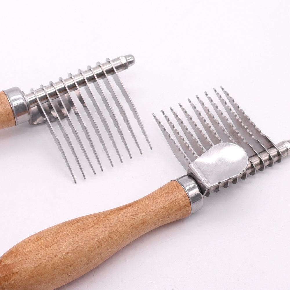 Pet Grooming Brush For Removing Knots Loose Fur