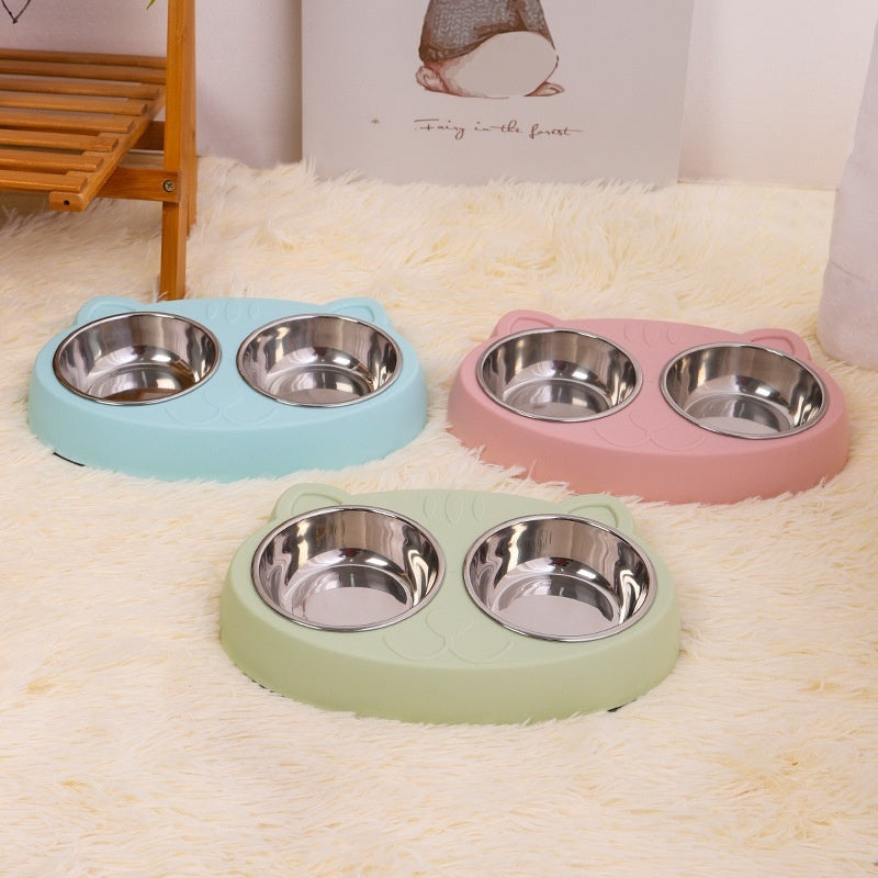 Pet Feeding Drinking Bowl Rice Basin