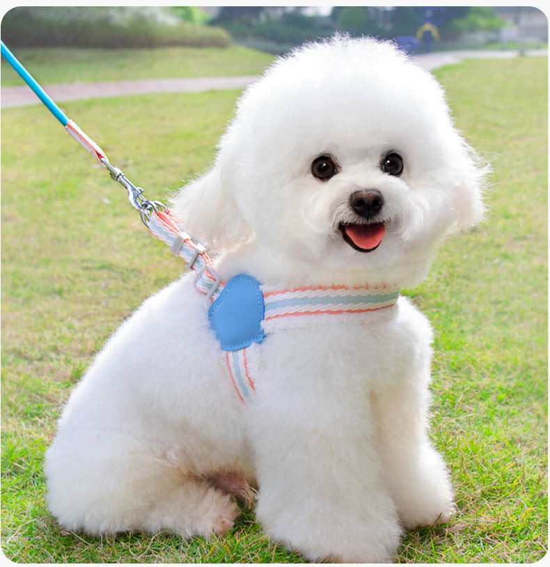 Pet Breathable Chest Vest Leash Walking Control Strap