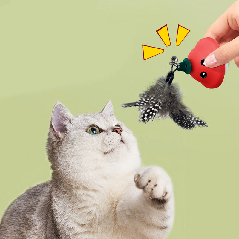 Pet Suction Cup Wand Retractable Interactive Exercise Toy