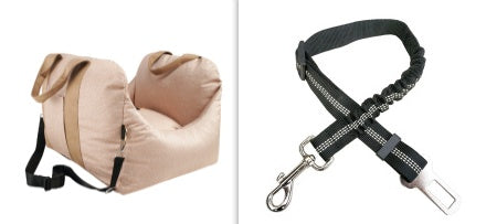 Pet Car Carrier Seat Waterproof Travel Safety Mesh Bed Bag