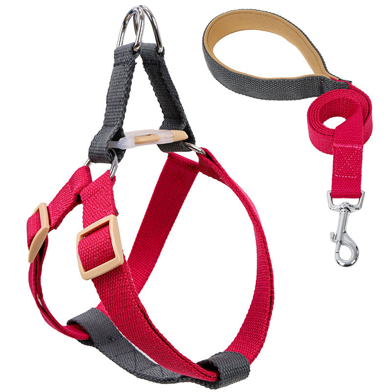 Pet Drawstring Vest Leash Walking Control Strap