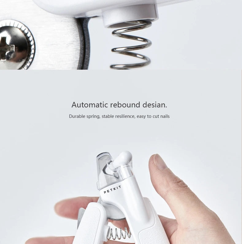Professional Pet Nail Clipper LED Light Grooming Tool