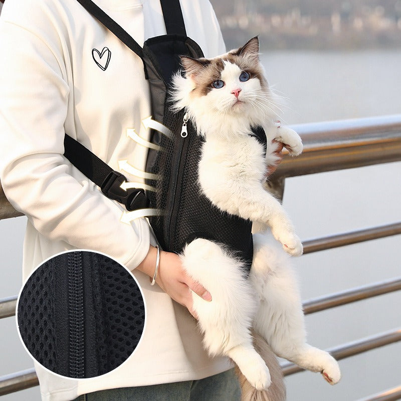 Pet Backpack Carrier Breathable Portable Travel Hiking Bag