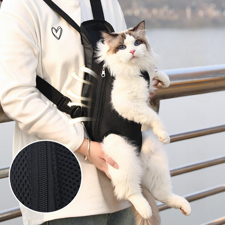 Pet Backpack Carrier Breathable Portable Travel Hiking Bag