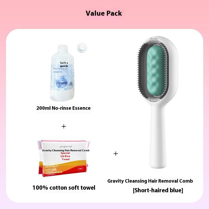 Pet Grooming Brush Dematting Hair Removal Comb With Tank