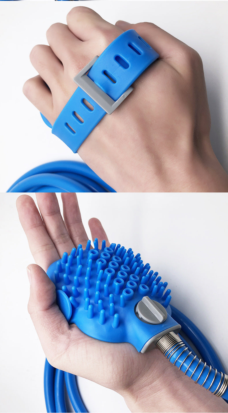 Pet Bathing Gloves Shower Massage Silicone Cleaning Brush