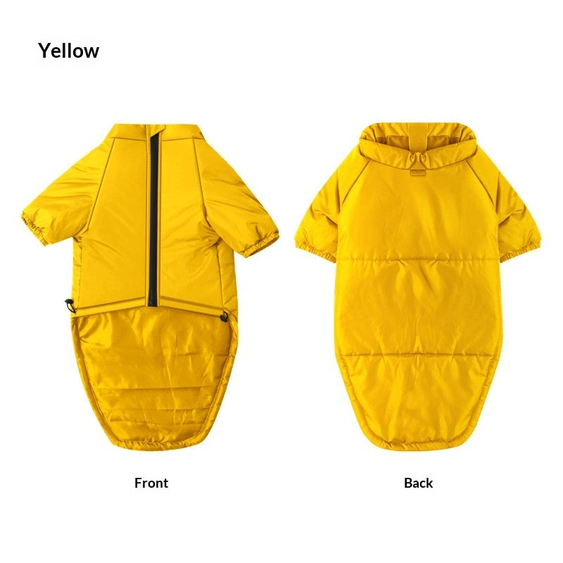 Pet Cotton Jacket Two Leg Design Warm Comfortable Outdoor Wear