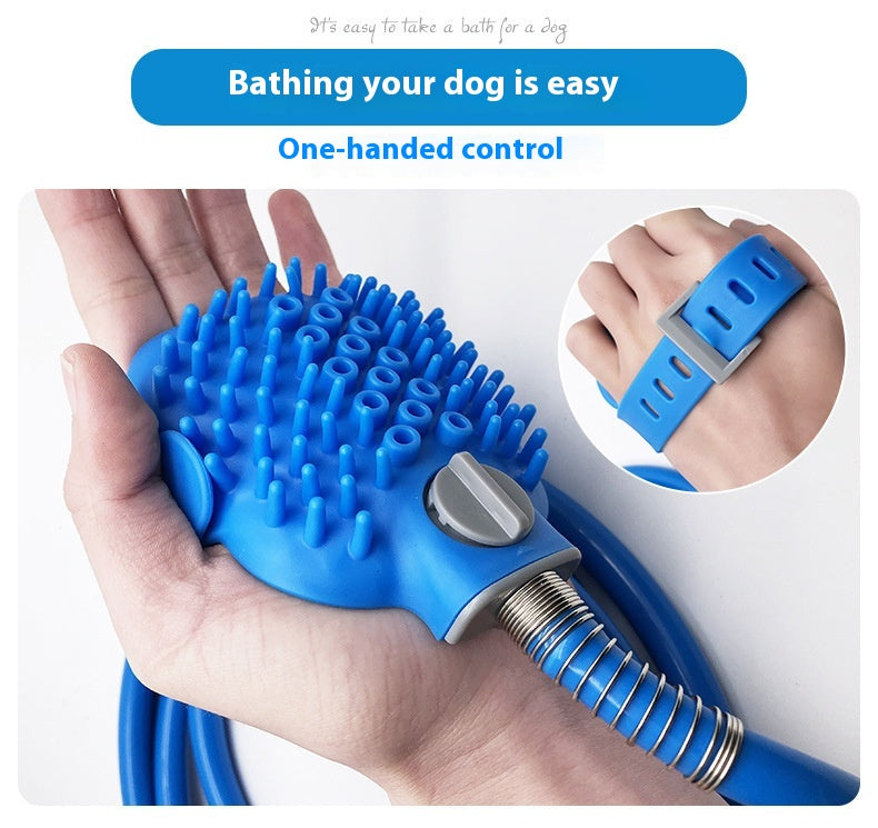 Pet Bathing Gloves Shower Massage Silicone Cleaning Brush