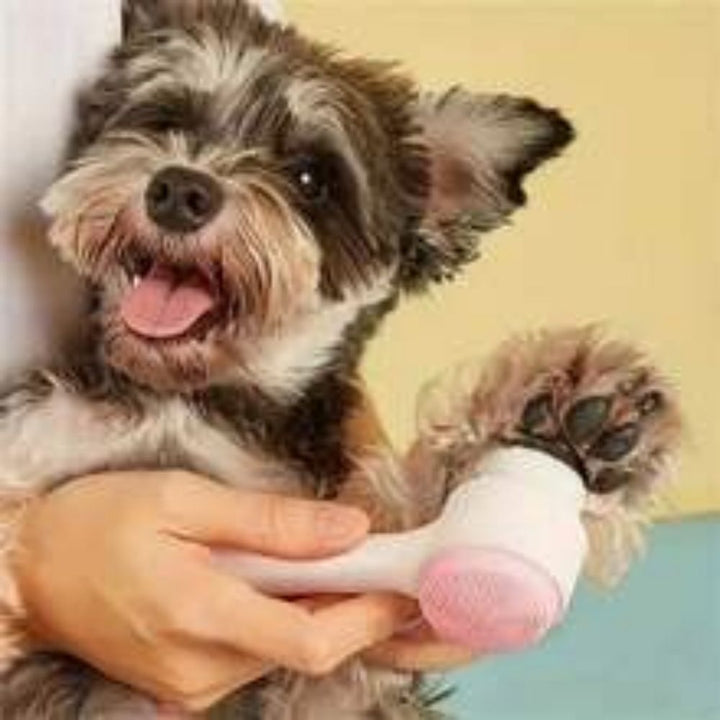 Pet Paw Grooming Brush Gentle Cleaning Massage Care Tool