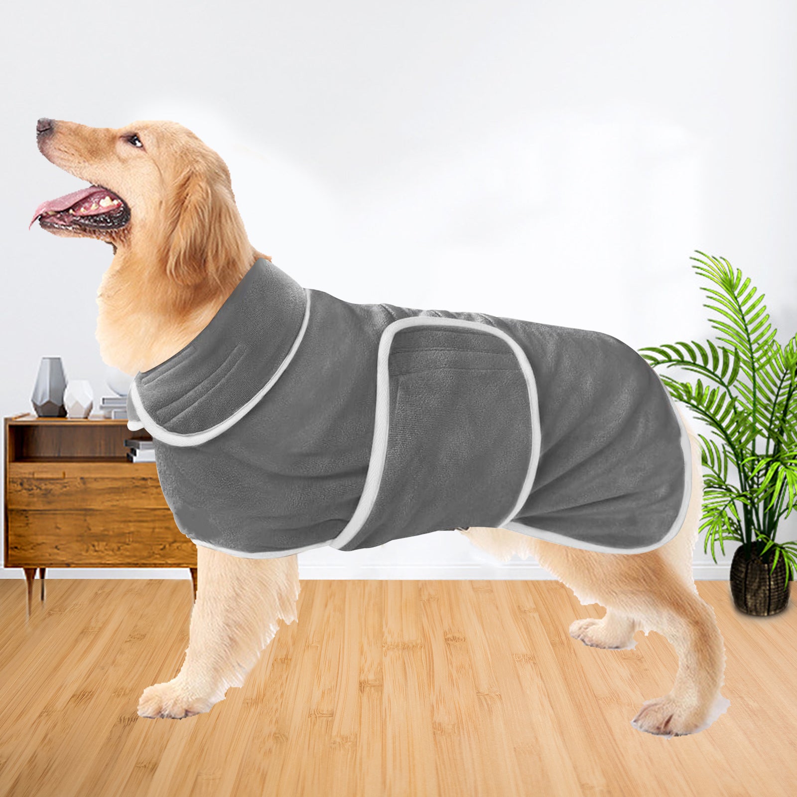 Pet Bathrobe Super Absorbent Drying Coat Comfort Wear