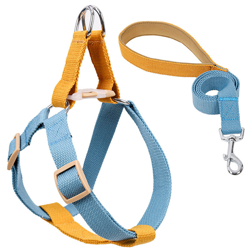 Pet Drawstring Vest Leash Walking Control Strap
