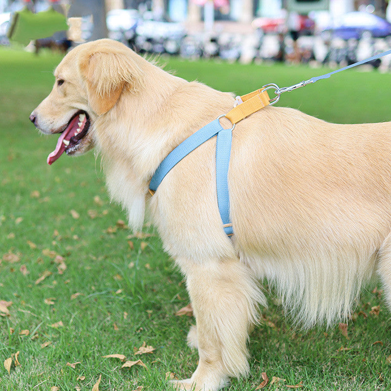 Pet Drawstring Vest Leash Walking Control Strap