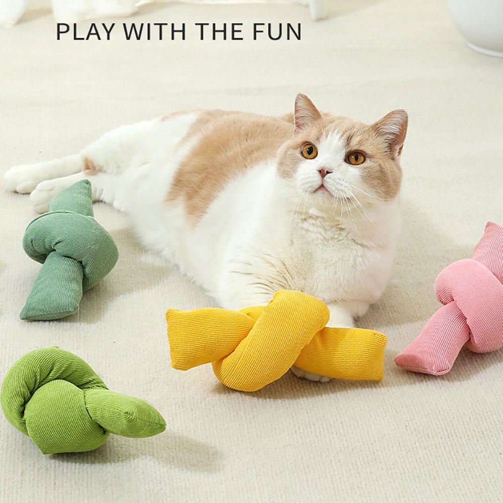Pet Cotton Rope Knot Chew Tug Interactive Toy