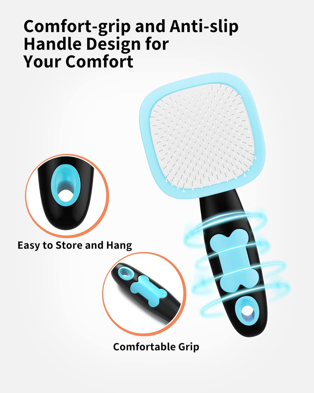 Pet Grooming Brush Shedding Hair Removal Care Tool