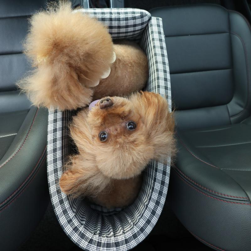 Portable Non Slip Pet Car Seat Booster Travel Carrier Bed