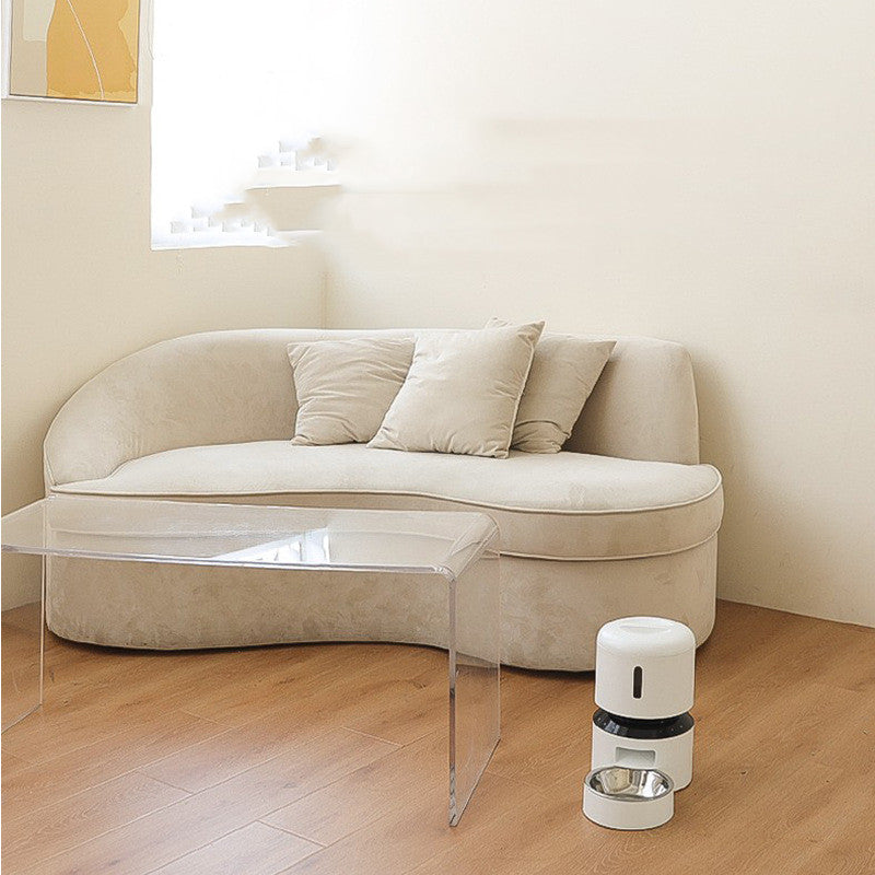 Pet Capsule Automatic Double Bowl Feeding Dispenser