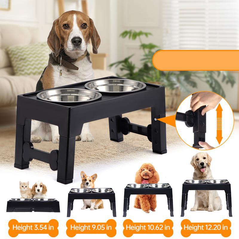 Pet Elevated Neck Protection Anti Tumble Feeding Bowl