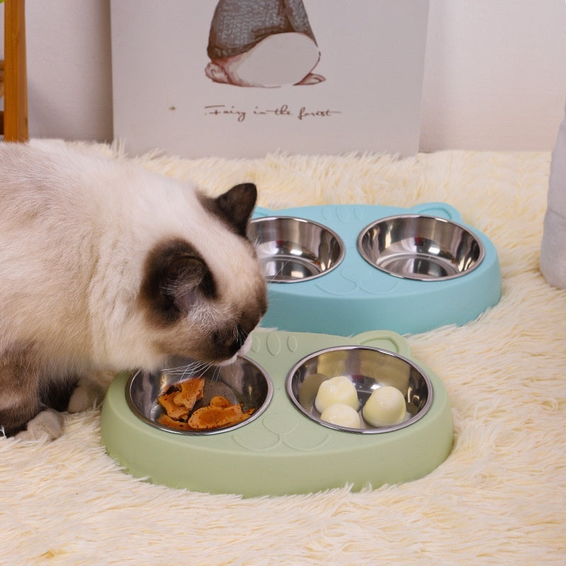 Pet Feeding Drinking Bowl Rice Basin