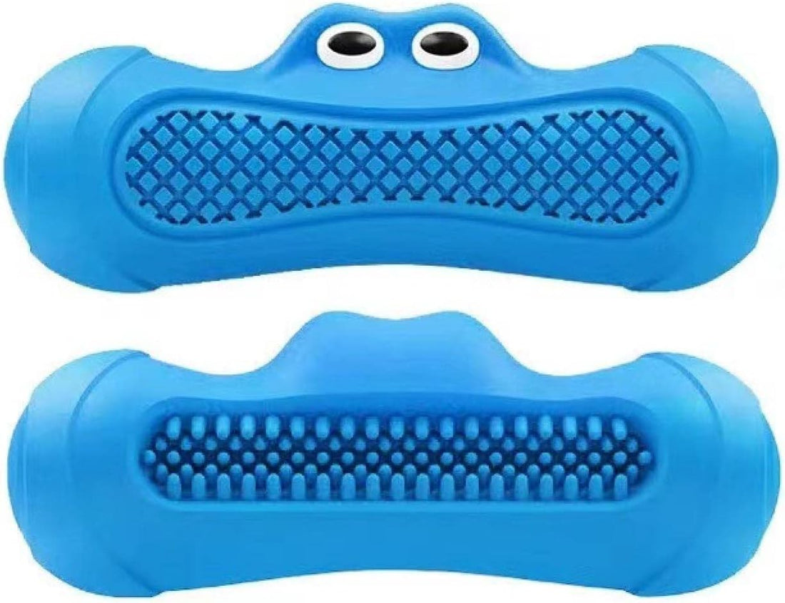 Pet Rubber Rugby Chew Teething Interactive Toy