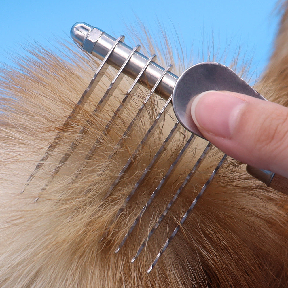 Pet Grooming Brush For Removing Knots Loose Fur