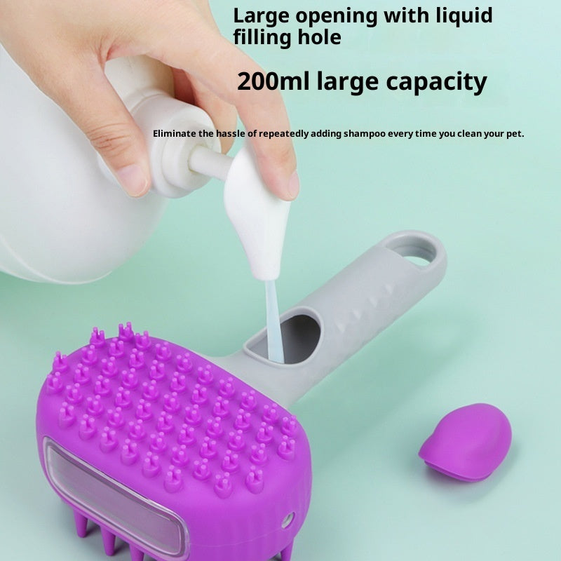 Pet Shower Brush Bath Hair Cleaning Grooming Tool