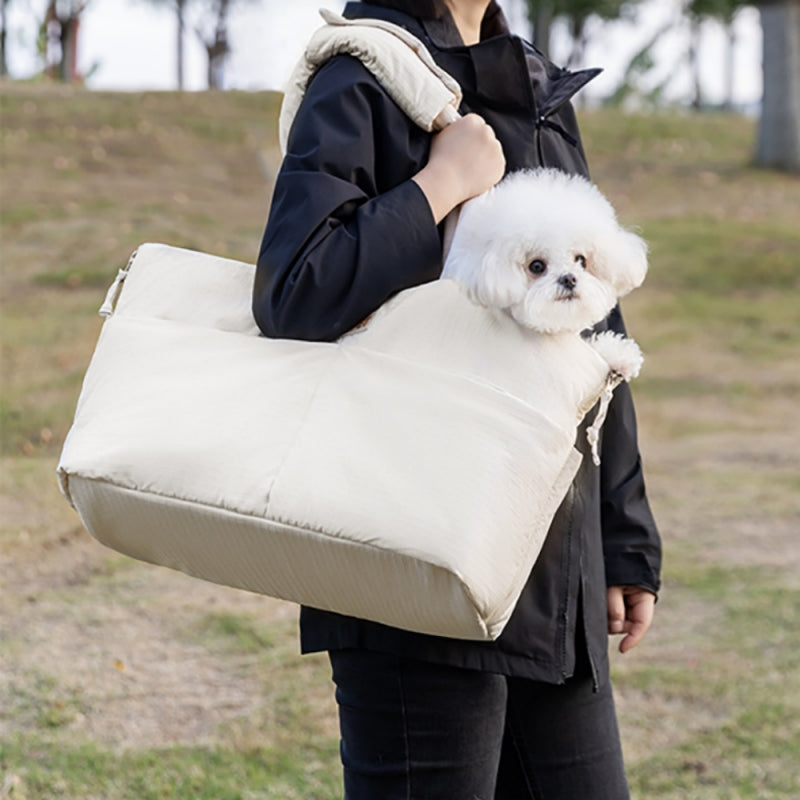 Portable Pet Car Seat With Adjustable Safety Leash And Carrier