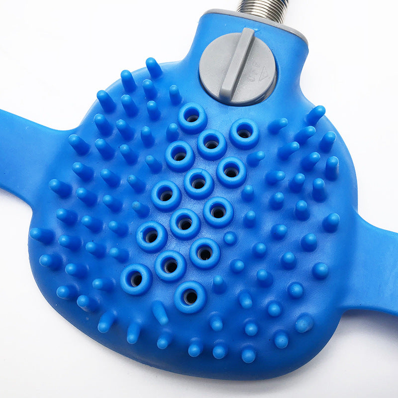 Pet Outdoor Bath Shower Cleaning Grooming Brush Tool