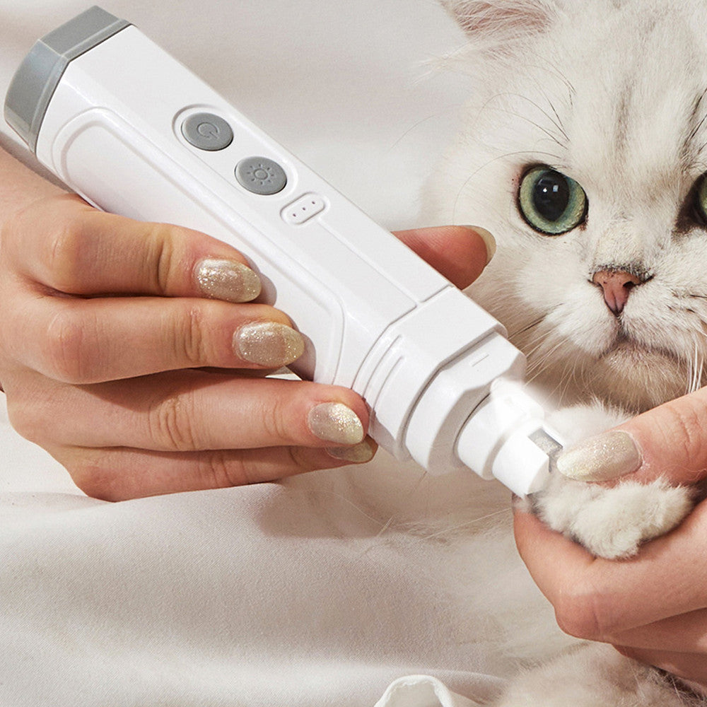 Pet Nail Piercing Trimmer Double Lamp High Power Grooming Tool