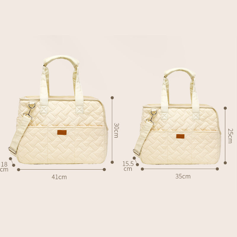 Breathable Mesh Pet Carrier Handbag With Pockets And Cushion