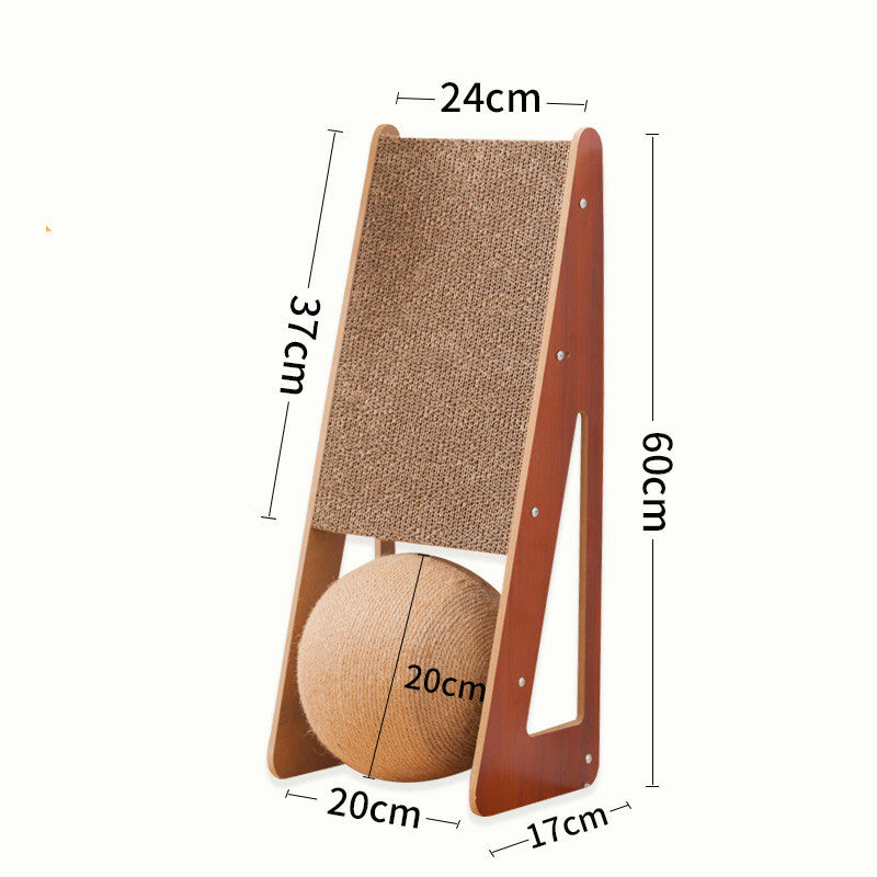 Pet Corrugated Scratching Board Interactive Toy