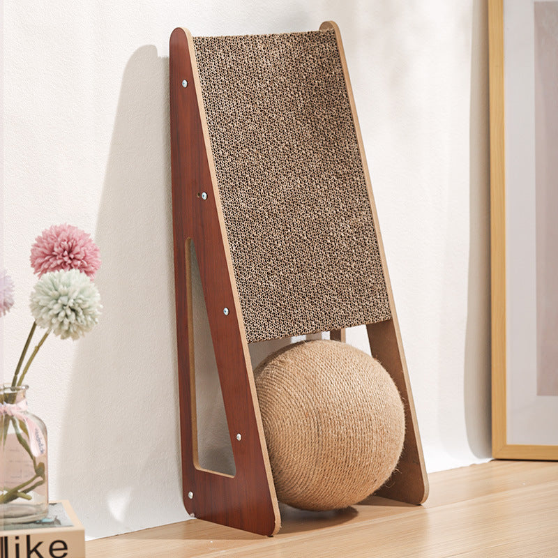 Pet Corrugated Scratching Board Interactive Toy