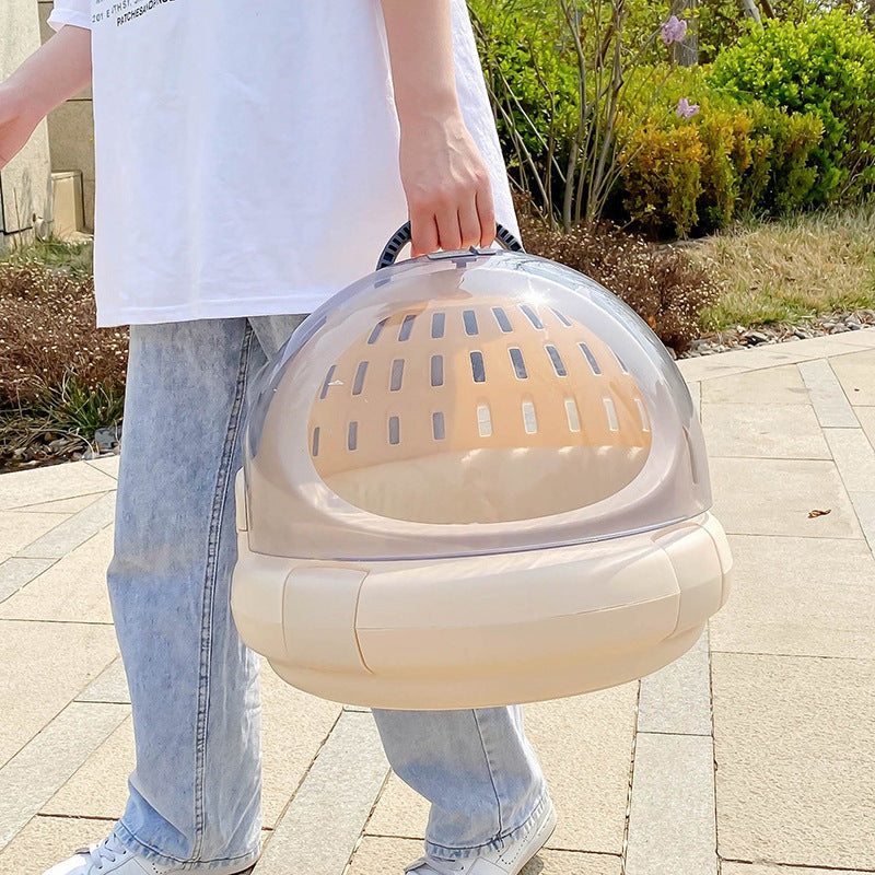 Panoramic Space Capsule Pet Carrier With Inner Cushion