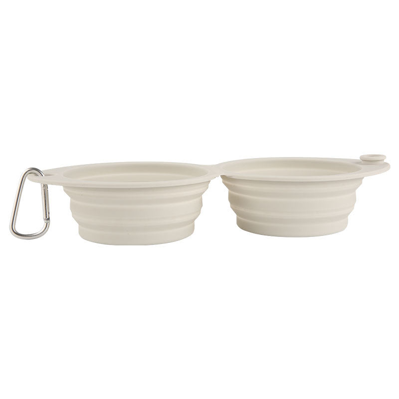 Pet Silicone Foldable Portable Outdoor Feeding Bowl
