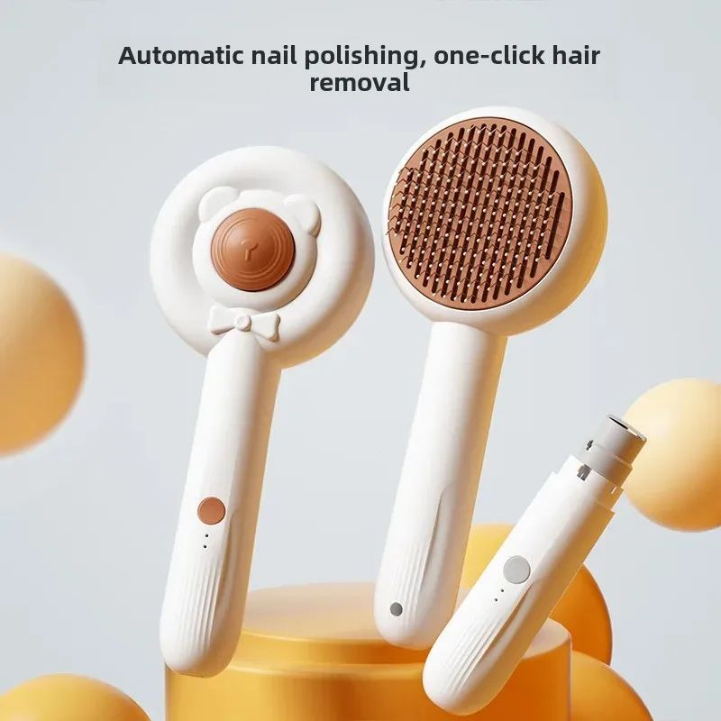 Rechargeable Pet Nail Trimmer Grooming Comb Electric Care Tool