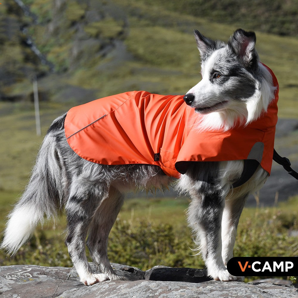 Pet Shell Jacket Waterproof Windproof Raincoat For Pet Outdoor Wear